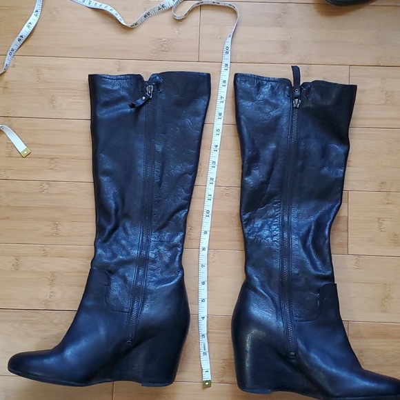 Franco Sarto knee high leather boots - Picture 3 of 6